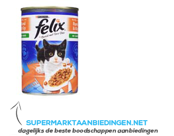 Felix Rund en kip in saus aanbieding