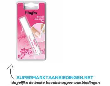 Fing'rs French manucure pen aanbieding
