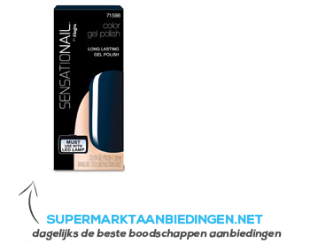 Fing'rs Sensationail blue yonder gel polish aanbieding