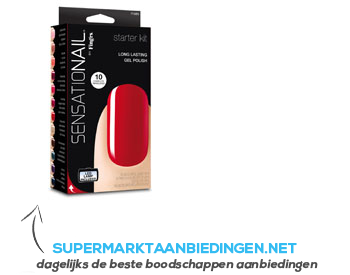 Fing'rs Sensationail startset scarletred 8-delig aanbieding