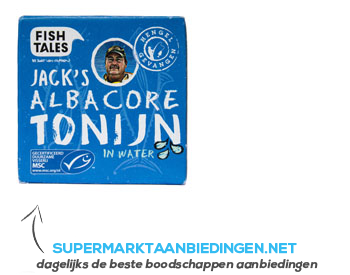 Fish Tales Albacore tonijn in water MSC aanbieding