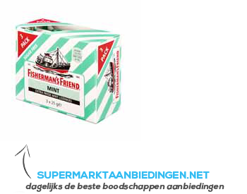 Fisherman's Friend Mint sugarfree aanbieding