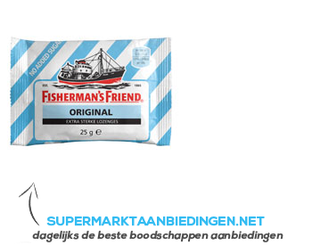 Fisherman's Friend Original strong suikervrij aanbieding
