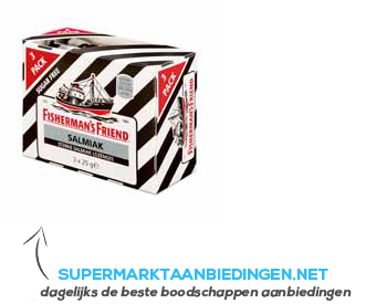 Fisherman's Friend Salmiak sugarfree aanbieding