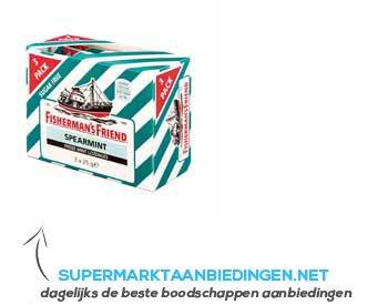 Fisherman's Friend Spearmint aanbieding