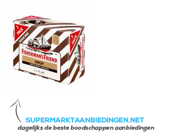 Fisherman's Friend Zoete drop suikervrij aanbieding