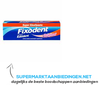 Fixodent Super kleefpasta original aanbieding