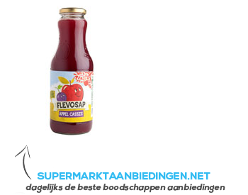 Flevosap Appel/ cassis aanbieding