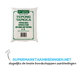 Flowerbrand Tepong tapioca tapioca meel aanbieding