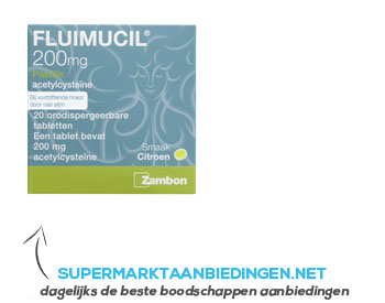 Fluimucil Pastille tabletten aanbieding