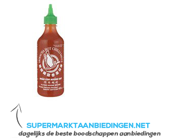 Flying Goose Sriracha hot chillisauce aanbieding