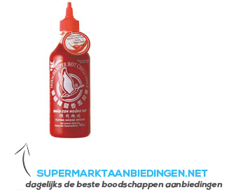 Flying Goose Sriracha super hot chillisauce aanbieding
