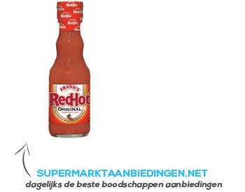 Frank’s Red hot original pepersaus aanbieding