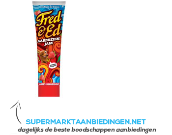 Fred & Ed Aardbeien jam aanbieding