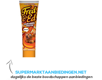 Fred & Ed Caramelpasta aanbieding