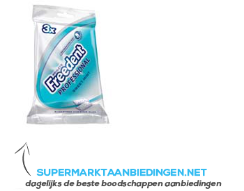 Freedent Professional sweet mint aanbieding