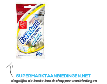 Freedent Professional white citrus 3-pack aanbieding