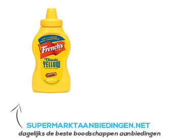 French’s Classic yellow mustard aanbieding