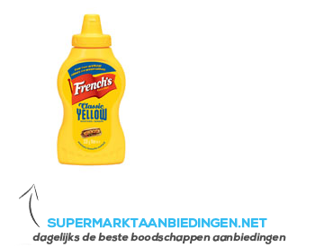 French's Classic yellow mustard aanbieding