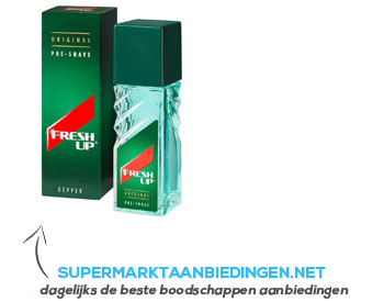 Fresh Up Preshave depper aanbieding