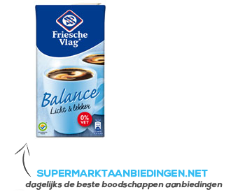 Friesche Vlag Balance voor de koffie aanbieding