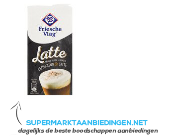 Friesche Vlag Latte cappuccino & latte pak aanbieding