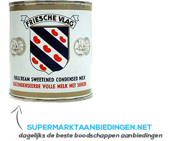 Friesche Vlag Volle melk gecondenseerd aanbieding