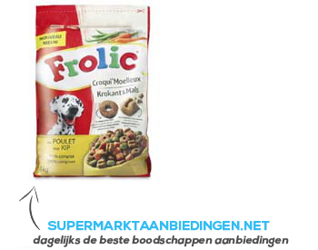 Frolic Krokant & mals kip aanbieding