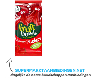 FruitBowl Strawberry peelers aanbieding