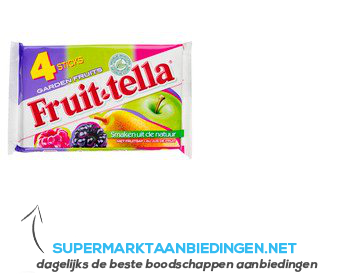 Fruittella Garden fruits aanbieding