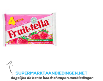 Fruittella Strawberry aanbieding