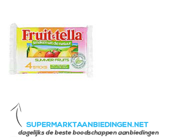 Fruittella Summerfruits 4-pack aanbieding