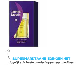 Gabriela Sabatini Eau de toilette aanbieding