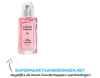 Gabriela Sabatini Miss Gabriela night eau de toilette vapo aanbieding