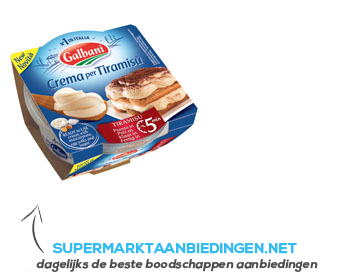 Galbani Crema per tiramisù aanbieding