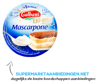 Galbani Mascarpone aanbieding