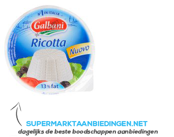 Galbani Mini ricotta aanbieding