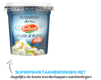 Galbani Mozzarella di latte di bufala mini aanbieding