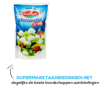 Galbani Mozzarella mini aanbieding