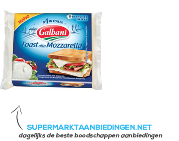 Galbani Toast alla mozzarella aanbieding