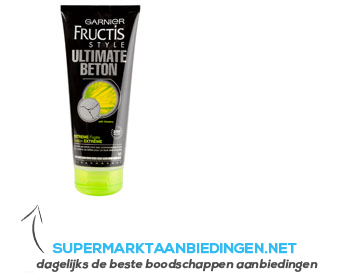 Garnier Fructis style ultimate beton aanbieding