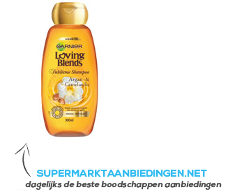 Garnier Loving blends argan&cameliaolie shampoo aanbieding