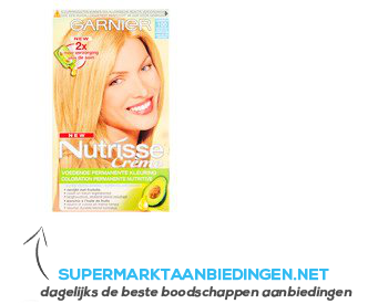 Garnier Nutrisse crème zeer licht nat blond 100 aanbieding