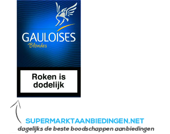 Gauloises Blondes blue, slof aanbieding