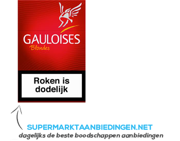 Gauloises Blondes red, slof aanbieding