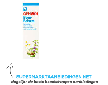 Gehwol Beenbalsem aanbieding