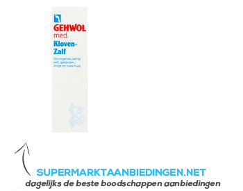 Gehwol Klovenzalf aanbieding