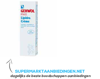 Gehwol Lipidro-crème aanbieding