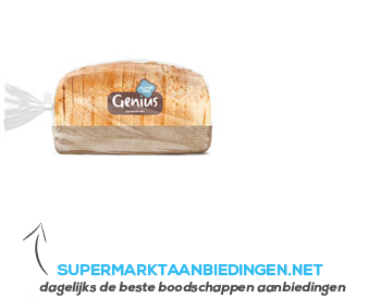 Genius Witbrood glutenvrij aanbieding