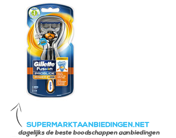 Gillette Fusion proglide power scheermes aanbieding